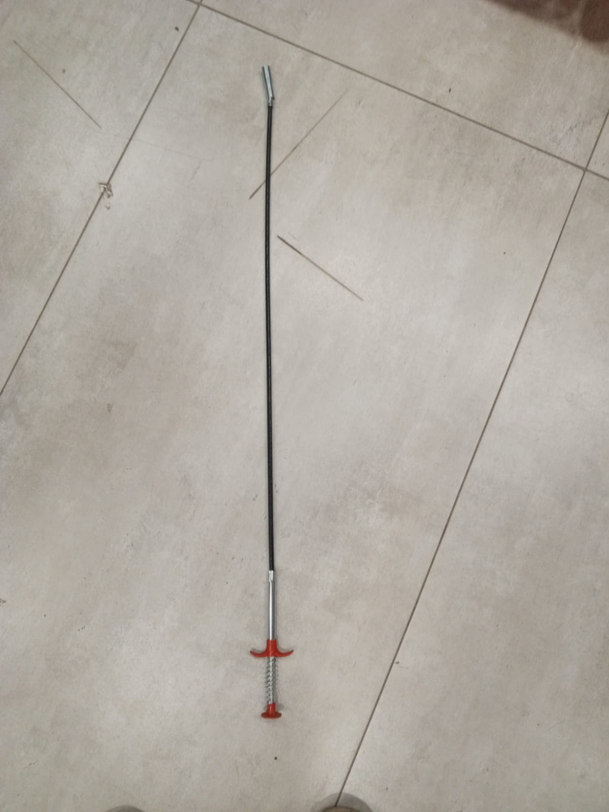 Stainless Steel Sink Wire Drain Cleaner | 90cm Spring Cleaning Stick