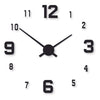 modern Black Wall Clock for Living Room Office