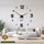 modern Black Wall Clock for Living Room Office