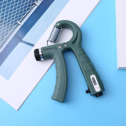 Adjustable Exerciser Hand Gripper With Counter Strengthener